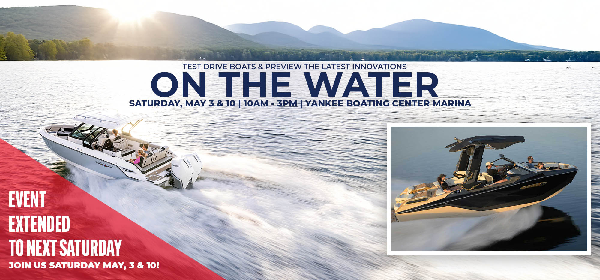 On the Water Boat Show Yankee Boat Test Drive Boats New Boats For Sale boat Lake George Sacandaga